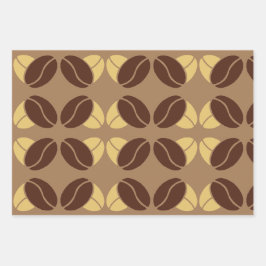 Kaffeebohnen Wrapping Paper Boans Geschenk Wrap Geschenkpapier Set