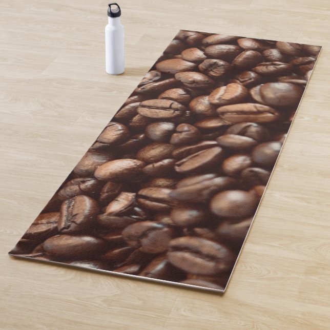 Kaffeebohnen Yogamatte (Beispiel)