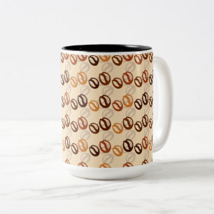 Kaffeebohnen Zweifarbige Tasse