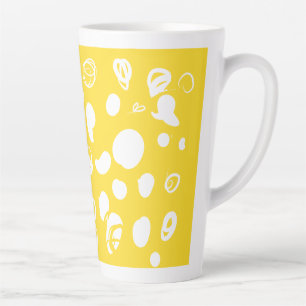 Kaffeebohnendesign Latte Tasse