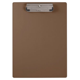 Kaffeebräse Farbe Solid Klemmbrett