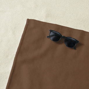 Kaffeebräse Farbe Solid Strandtuch