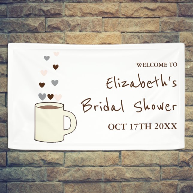 Kaffeebrautabschiedsparty Banner (Von Creator hochgeladen)