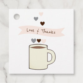 Kaffeebrautparty Geschenkanhänger