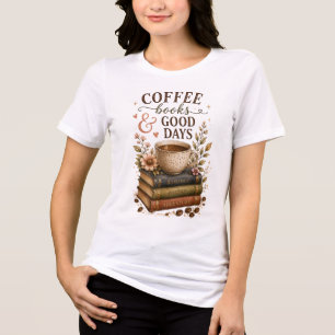 Kaffeebücher Gute Tage Tri-Blend Shirt