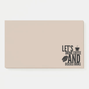 Kaffeebücher Lesebemerkungen Post-it Klebezettel