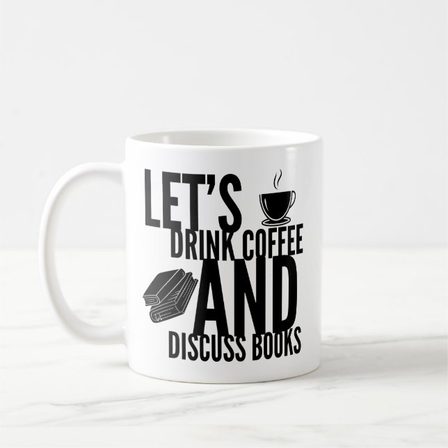Kaffeebücher lesen Tasse (Links)