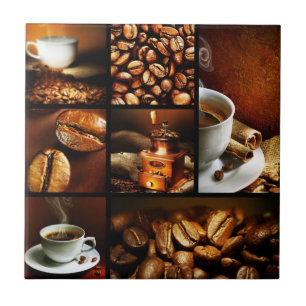 Kaffeecollage 2 fliese