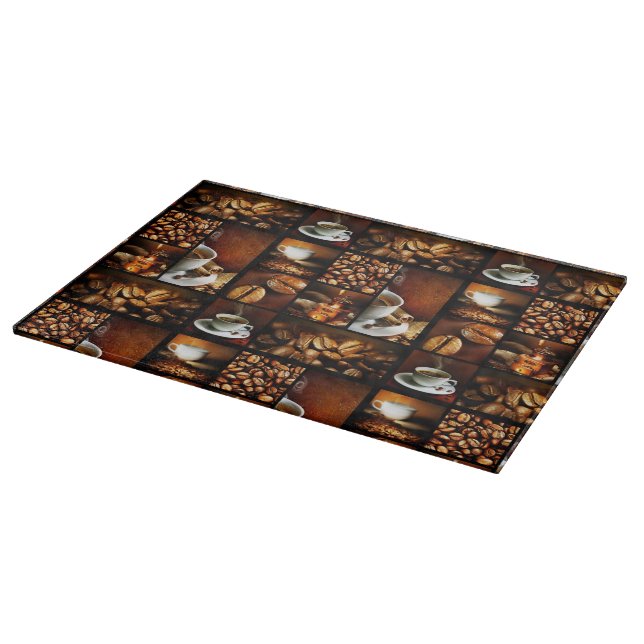 Kaffeecollage 2 schneidebrett (Ecke)