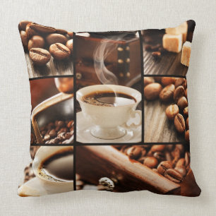Kaffeecollage Kissen