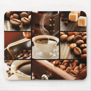 Kaffeecollage Mousepad