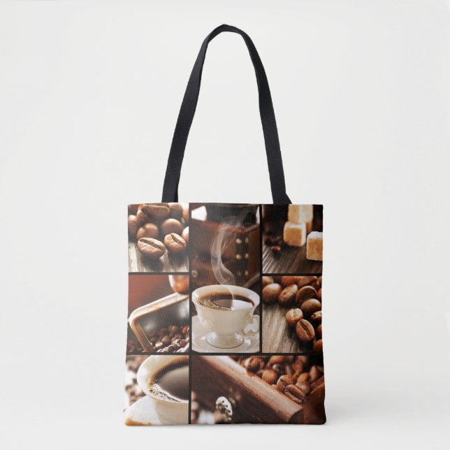Kaffeecollage Tasche (Vorderseite)