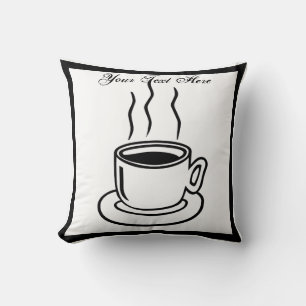 Kaffeecup Art Design Kissen