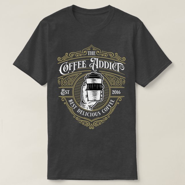 Kaffeedokument T-Shirt (Design vorne)