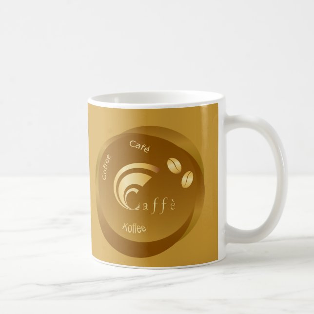 Kaffeeentwurf Kaffeetasse (Rechts)