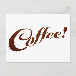 Kaffeeerde Kaffee - Postkarte