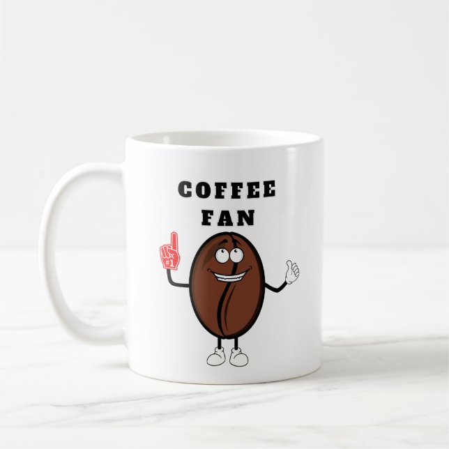 Kaffeefan #1 kaffeetasse (Links)