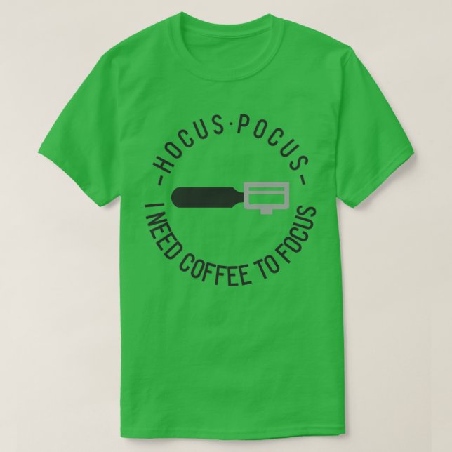 Kaffeefokus T-Shirt (Design vorne)