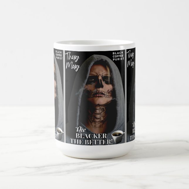 Kaffeegenuss - Schwarzer Kaffee immer am besten Kaffeetasse (Mittel)