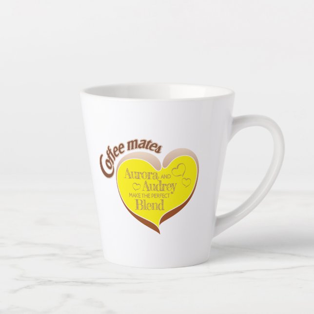 Kaffeegeschirr Latte-Tasse Milchtasse (Rechts)