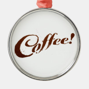 Kaffeegrund Kaffee - Kreisornament Ornament Aus Metall