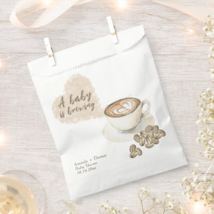Kaffeehaus Babydusche Geschenktütchen