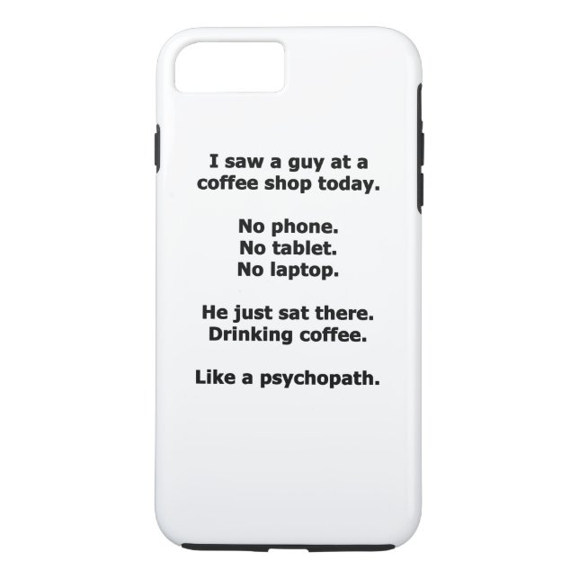 Kaffeehaus Case-Mate iPhone Hülle (Rückseite)