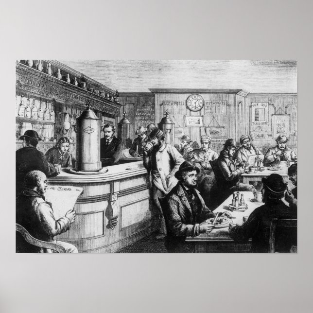 Kaffeehaus, Clerkenwell Poster (Vorne)