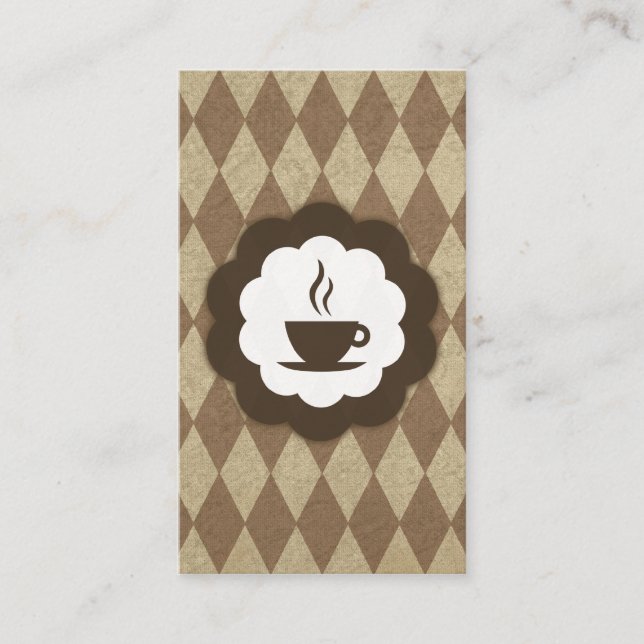 Kaffeehaus Diamantenkarte Briefmarke Treuekarte (Vorderseite)