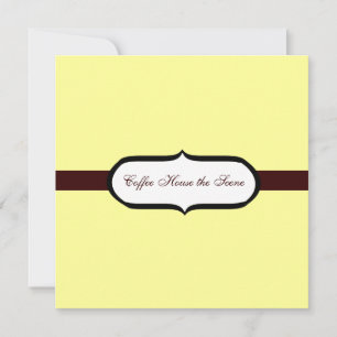 Kaffeehaus Einladung