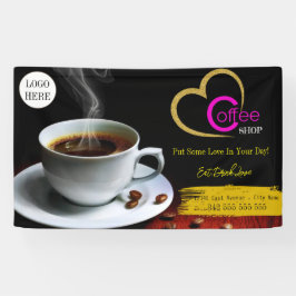 Kaffeehaus Espresso Café Drinks modern Business B Banner