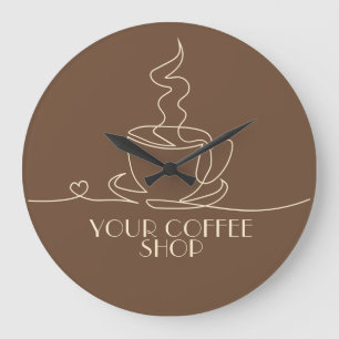 Kaffeehaus Große Wanduhr