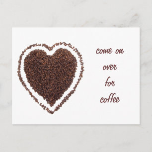 Kaffeehaus Postkarte