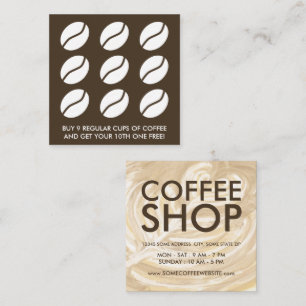 Kaffeeherzkunst Treuekarte