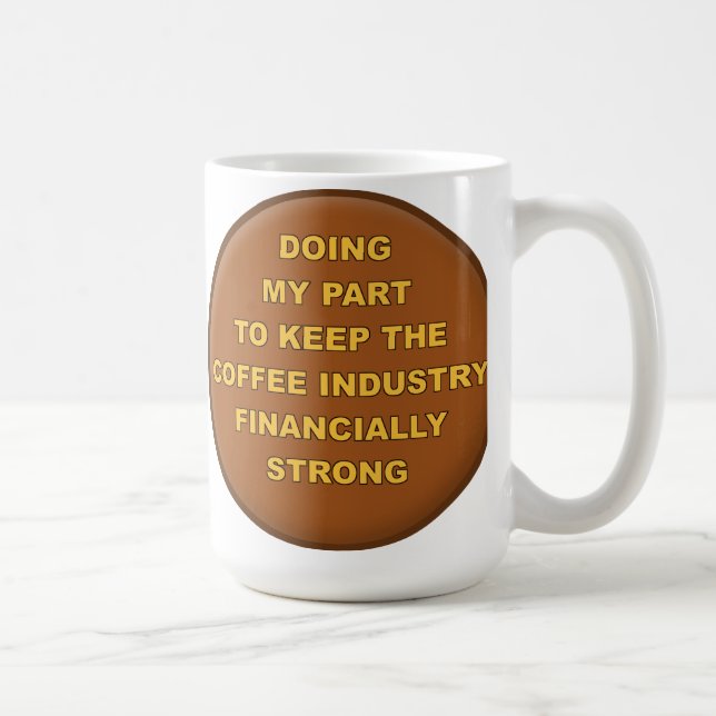 Kaffeehilfe Funny Mug Kaffeetasse (Rechts)