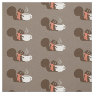 Kaffeehörnchen Warme Winterferien Tierart Stoff