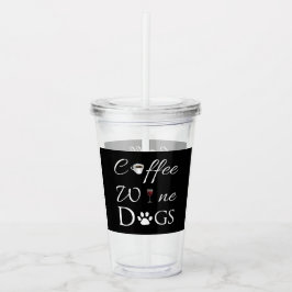 Kaffeehunde Acrylic Tumbler Acryltrinkbecher