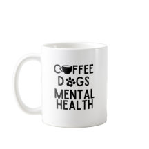Kaffeehunde und geistige Gesundheit lustig