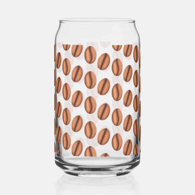 Kaffeekaffinen-Bohnen Dosenglas (Vorderseite)