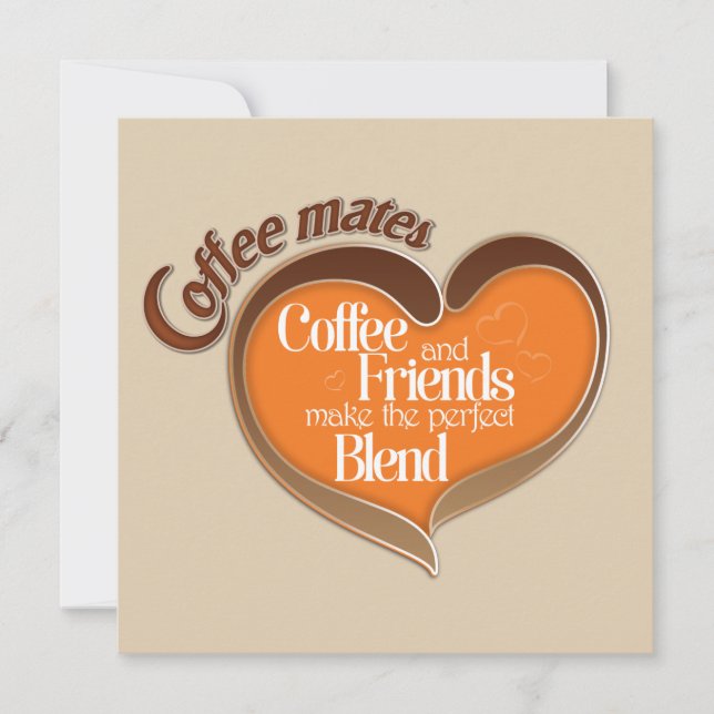 Kaffeekameraden Karte (Vorderseite)
