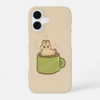 Kaffeekaninchen iPhone 16 Hülle