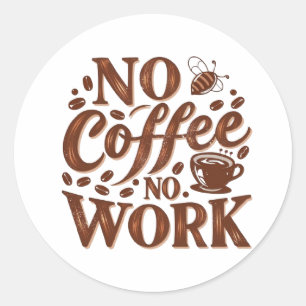 Kaffeekanne in meiner Nähe   Nearest Coffee Shop Runder Aufkleber