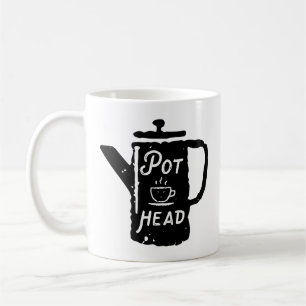 Kaffeekanne Kopf - Lustiger Kaffee Combo Becher Kaffeetasse
