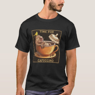 Kaffeekapybara-Liebhaber Nagetier-Wildtier-Tier Ka T-Shirt