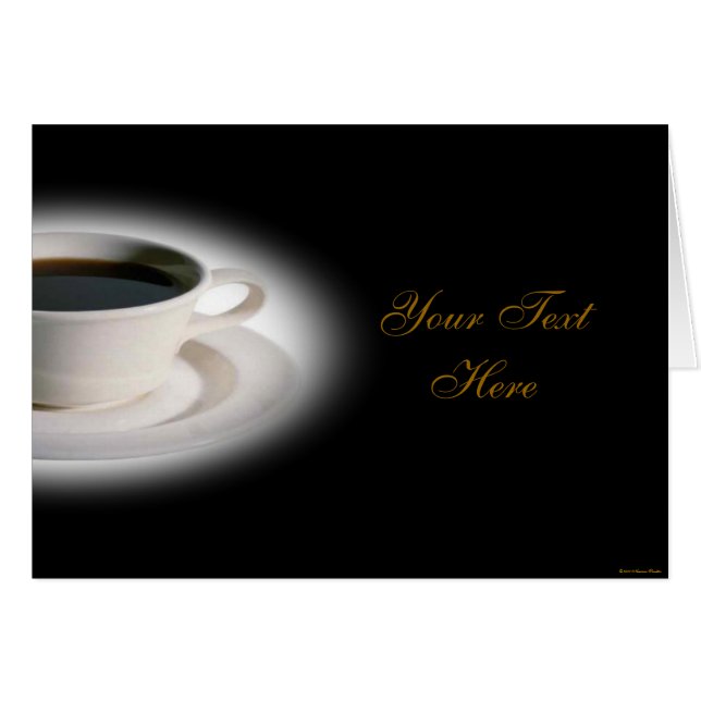 Kaffeekarte (Vorderseite (Horizontal))