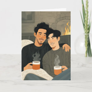 Kaffeekarte am Kamin Karte