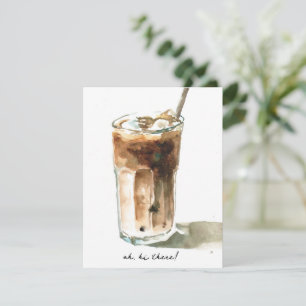 Kaffeekarte Mitteilungskarte