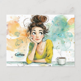 Kaffeekarte Postkarte