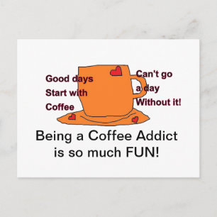 Kaffeekarte Postkarte