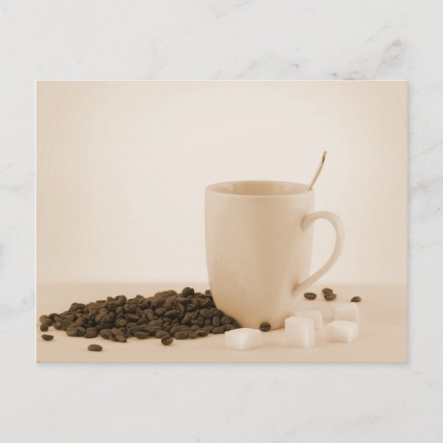 Kaffeekarte Postkarte (Vorderseite)